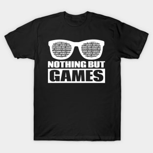 Cheerful Glasses Of Joyable Gamers Artwork T-Shirt